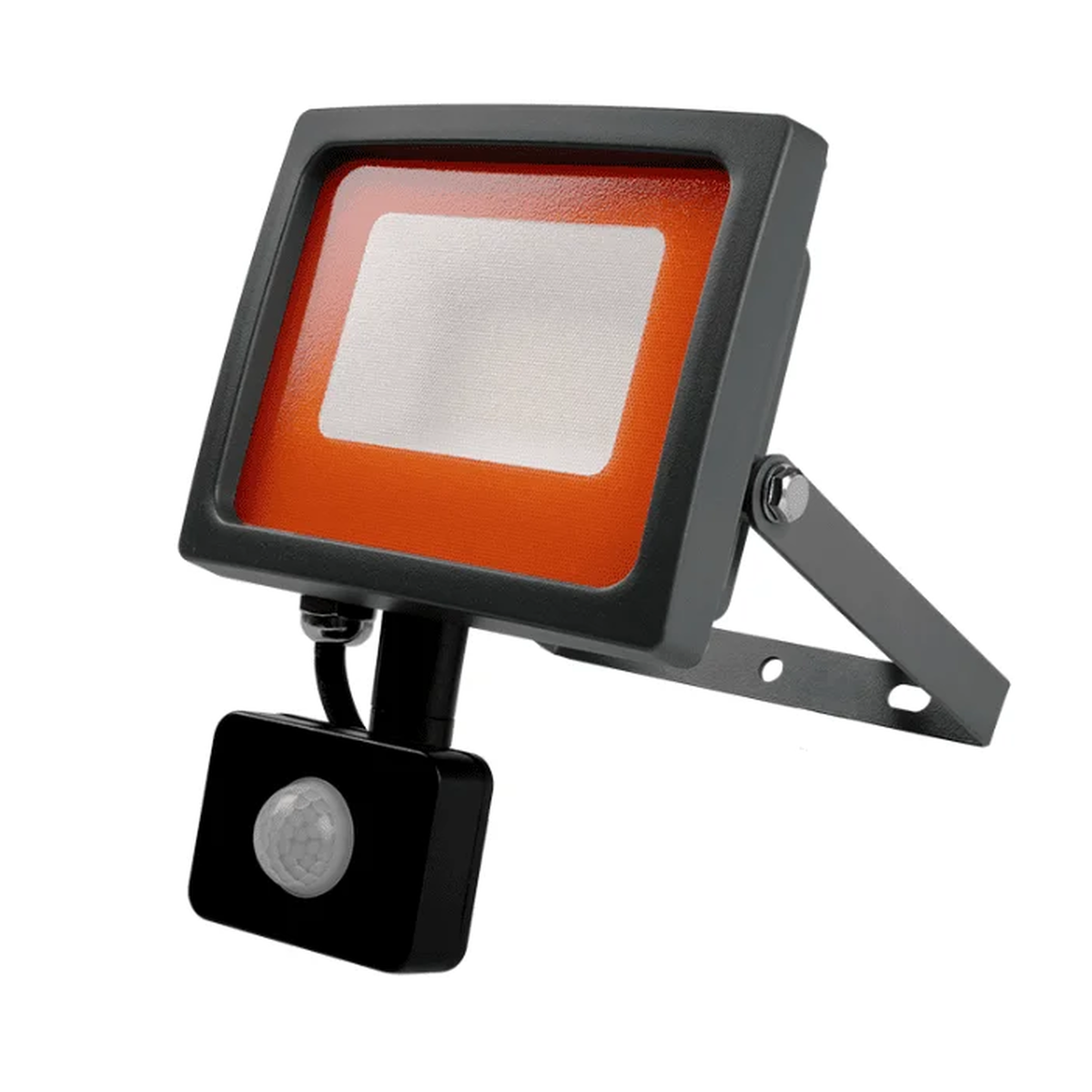 Прожектор светодиодный PFL-SC SENSOR 30Вт 6500К IP54 с датчиком движения закалённое матовое стекло JazzWay (5001411)